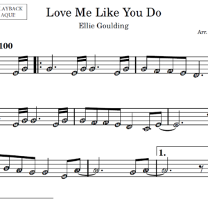 Love Me Like You Do - Partitura para Sax Alto
