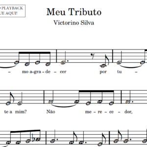 Meu Tributo - Partitura para Sax Alto