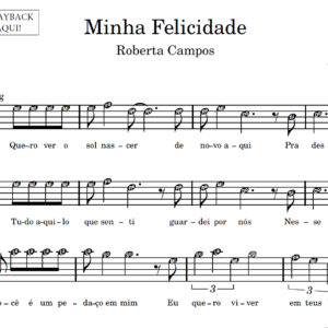 Minha Felicidade - Partitura para Instrumentos em Sib