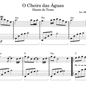 O Cheiro das Águas - Partitura para Piano