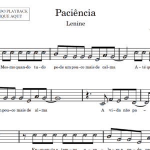 Paciência - Partitura para Instrumentos em Sib