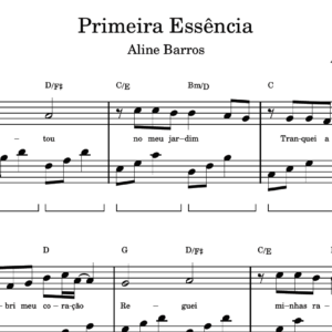 Primeira Essência - Partitura para Piano