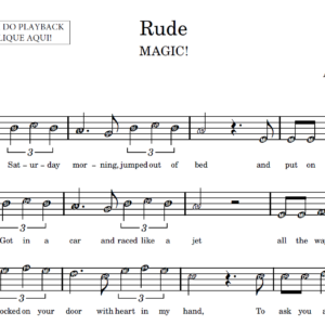 Rude - Partitura para Sax Alto