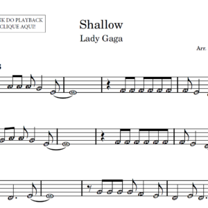Shallow - Partitura para Instrumentos em Sib