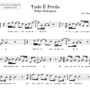 Tudo É Perda - Partitura para Sax Alto