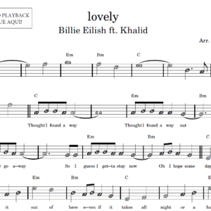 lovely - Partitura Facilitada
