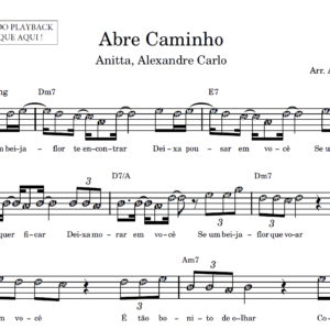 Abre Caminho - Partitura Facilitada