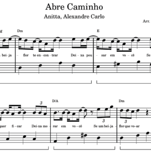 Abre Caminho - Partitura para Piano