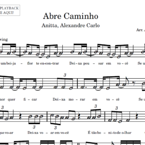 Abre Caminho - Partitura para Sax Alto
