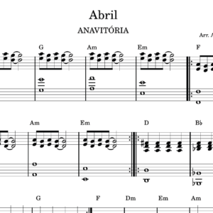 Abril - Partitura para Piano - Partitura para Piano