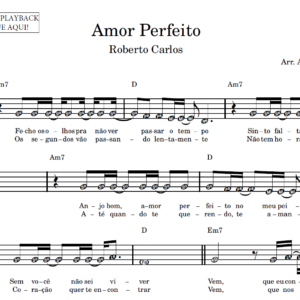 Amor Perfeito - Partitura Facilitada