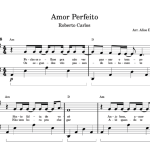 Amor Perfeito - Partitura para Piano