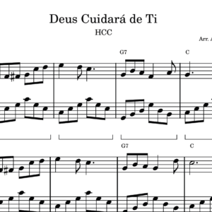 Deus Cuidará de Ti - Partitura para Piano