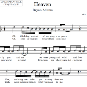 Heaven - Partitura para Instrumentos em Sib