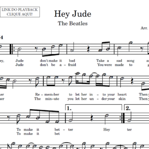 Hey Jude - Partitura para Instrumentos em Sib