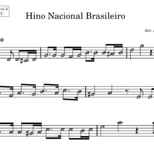 Hino Nacional Brasileiro - Partitura para Sax Alto