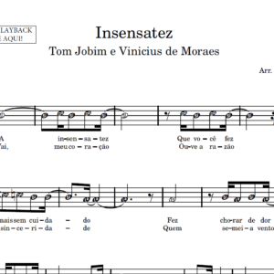 Insensatez - Partitura para Sax Alto