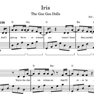 Iris - Partitura para Piano