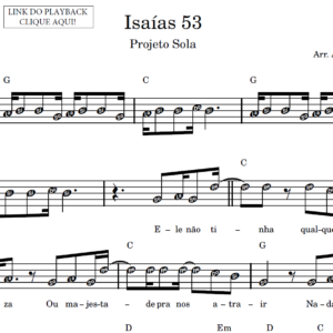 Isaías 53 - Partitura Facilitada