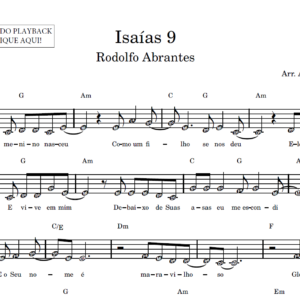 Isaías 9 - Partitura Facilitada