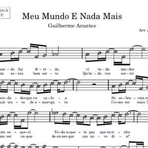 Meu Mundo E Nada Mais - Partitura para Sax Alto