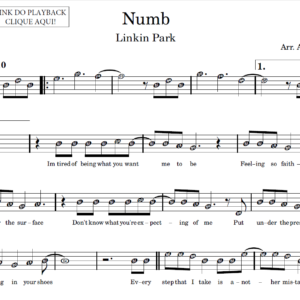 Numb - Partitura para Sax Alto