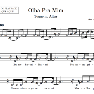 Olha Pra Mim - Partitura para Instrumentos em Sib