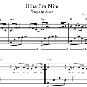 Olha Pra Mim - Partitura para Piano