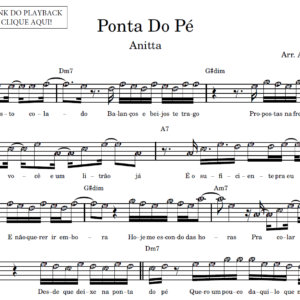 Ponta Do Pé - Partitura Facilitada