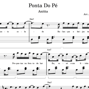 Ponta Do Pé - Partitura para Piano