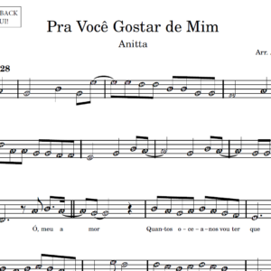 Pra Você Gostar de Mim - Partitura para Instrumentos em Sib