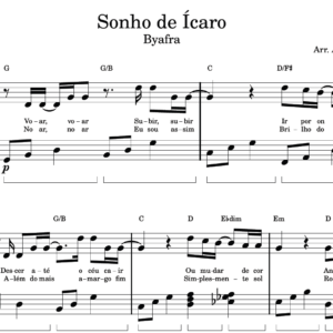 Sonho de Ícaro - Partitura para Piano