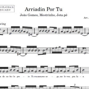 Arriadin Por Tu - Partitura para Sax Alto