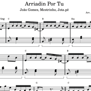 Arriadin Por Tu - Partitura para Piano