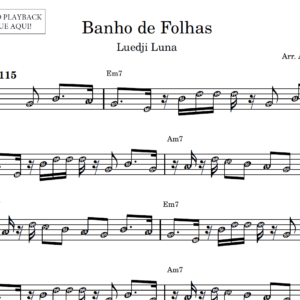 Banho de Folhas - Partitura Facilitada