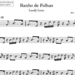 Banho de Folhas - Partitura para Sax Alto