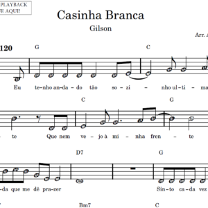 Casinha Branca - Partitura Facilitada