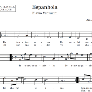 Espanhola - Partitura para Instrumentos em Sib