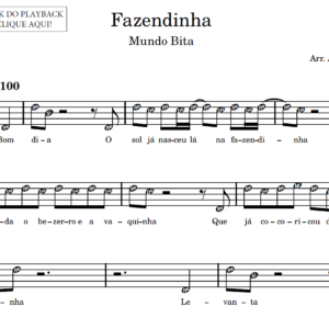 Fazendinha - Partitura para Instrumentos em Sib