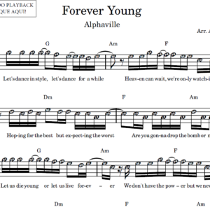 Forever Young - Partitura Facilitada