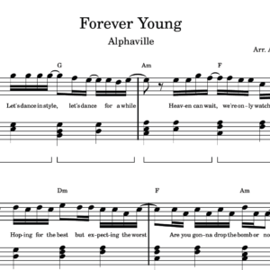 Forever Young - Partitura para Piano