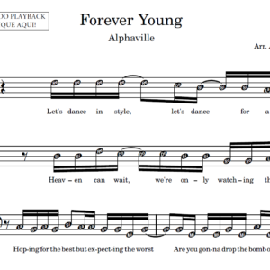 Forever Young - Partitura para Sax Alto