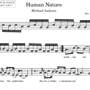 Human Nature - Partitura para Instrumentos em Sib