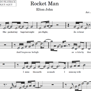 Rocket Man - Partitura para Sax Alto