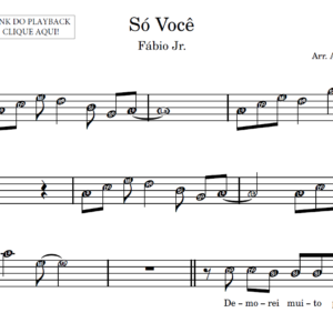 Só Você - Partitura para Sax Alto