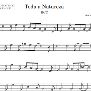 Toda a Natureza - Partitura para Instrumentos em Sib