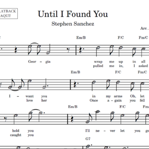 Until I Found You - Partitura Facilitada