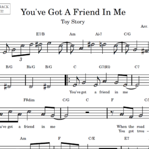 You've Got A Friend In Me - Partitura Facilitada