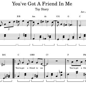 You've Got A Friend In Me - Partitura para Piano