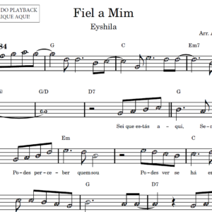 Fiel a Mim - Partitura Facilitada